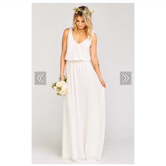 Kendall Chiffon Maxi Wedding Bridesmaid Dress - Picture 1 of 3
